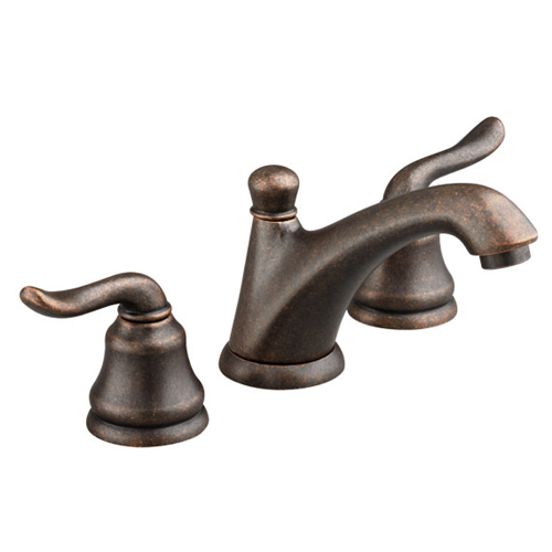 American Standard 4508.801 Double Handle Widespread Lavatory Faucet - Oil Rubbed Bronze